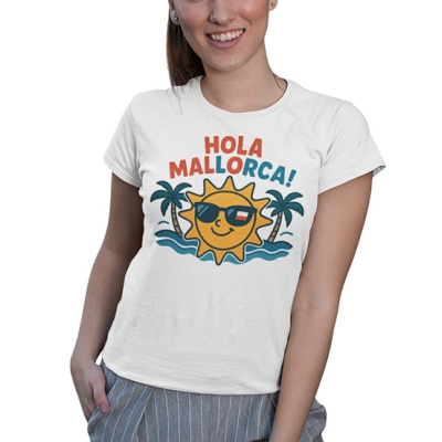 KOSZULKA DAMSKA  WAKACYJNA Hola Mallorca